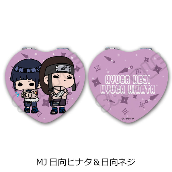 『NARUTO-ナルト-』コンパクトミラー(ハート) MJ 日向ヒナタ&日向ネジ